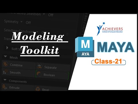 Autodesk Maya Modeling Toolkit | Poly Modeling | Maya 3D Tutorials