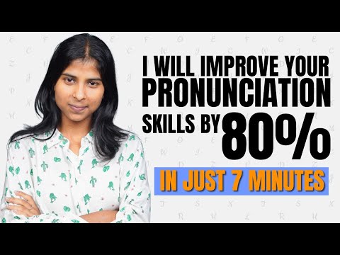 I will Improve your Pronunciation by 80% in 7 Minutes!  | Janhavi Panwar