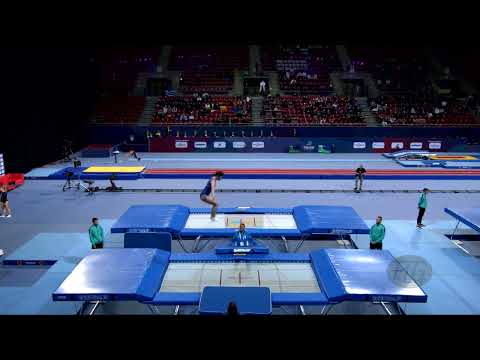 ARGYRI Evridiki (GRE) W - 2022 Trampoline Worlds, Sofia (BUL) - Q Trampoline Exercise 1