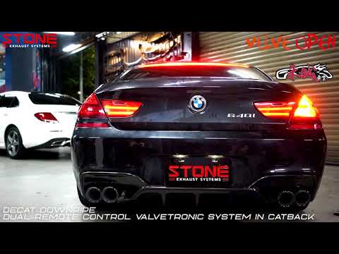 BMW F06 640i (N55 Engine) with Stone Exhaust Catless Downpipe & Cat-Back Valvetronic Exhaust System