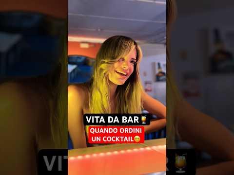 VITA DA BAR 🍹 - Quando Ordini UN COCKTAIL 😵‍💫 - iPantellas