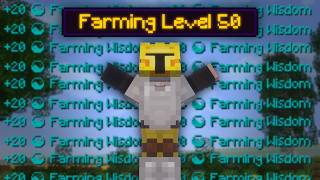 The SIMPLEST Way to Level up Farming FAST | Hypixel Skyblock