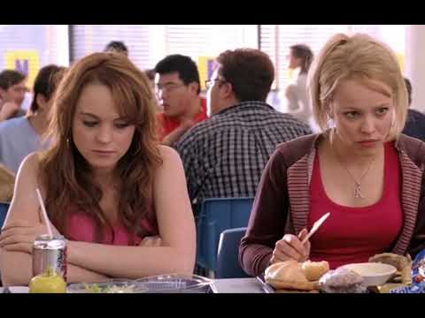 "you can't sit with us!" movie scene (mean girls)