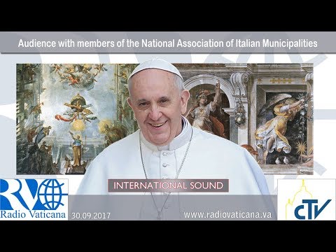 2017.09.30 - Audience with members of the National Association of Italian Municipalities