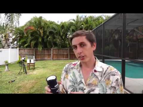 Pouring molten salt into water - explosion!.