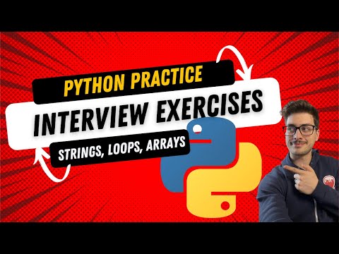 Python Practice Interview Problems Ace A Python Interview Strings Arrays And Loops Episode 2