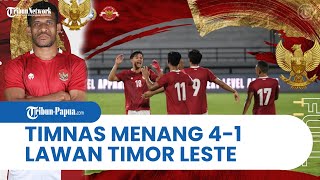 Gol Ricky Kambuaya dan Pratama Arhan Bawa Timnas Indonesia Menang 4-1 Lawan Timor Leste