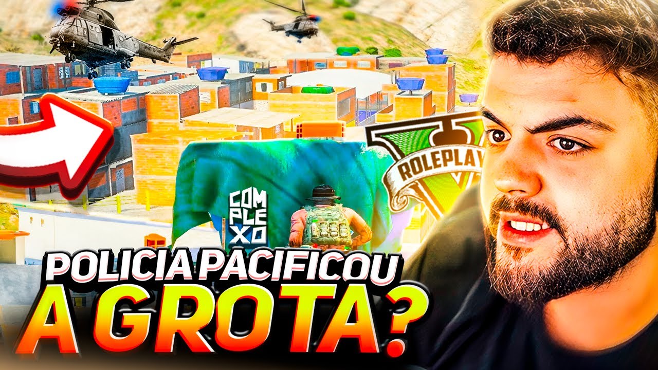 PACIFICAÇÃO NA FAVELA DA GROTA, no GTA RP (LUQUET4)