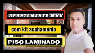 apartamento mrv com kit acabamento com piso laminado