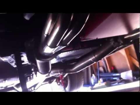 1989 Camaro IROC-Z Huge Exhaust Installed (View From Below)