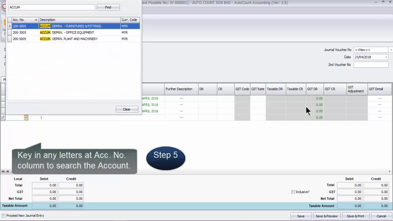 21  Journal Entry in Accounting V2