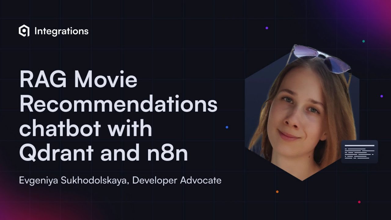 RAG Movie Recommendations chatbot with Qdrant and n8n