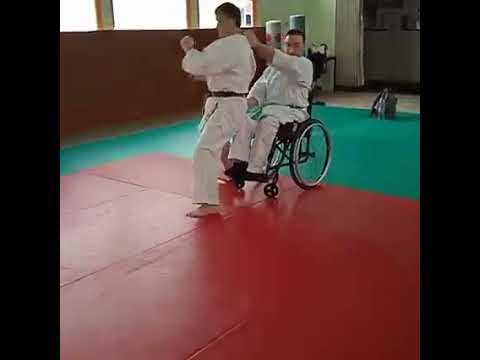 Wheelchair karate