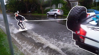 SURFING THE STREETS OF LOS ANGELES (FLOOD)
