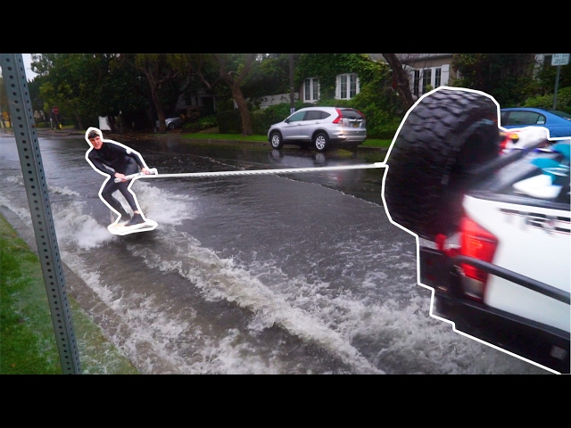 SURFING THE STREETS OF LOS ANGELES (FLOOD)