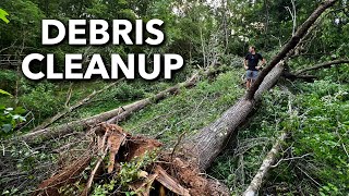 Tornado Cleanup and Settling Back to Normal | Abandoned Shed to Tiny House