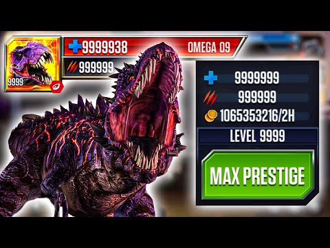 GOD OMEGA 09 LEVEL 999 DESTROY ALL OPPONENTS #3 | Jurassic World: The Game
