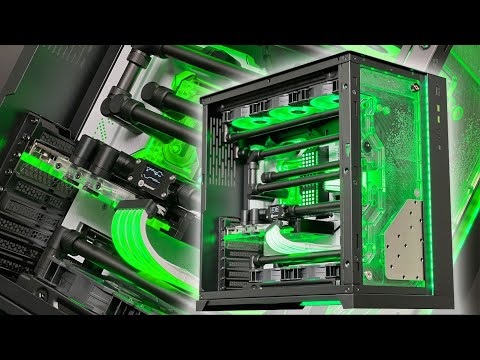 $9000 Green Watercooled Build i9-12900ㅣRTX 3090ㅣZ690 FORMULAㅣCORSAIR DDR5