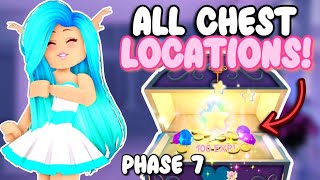 ALL CHESTS IN THE DORMITORY BATHING QUARTERS PHASE 7| Roblox Royale High Campus 3