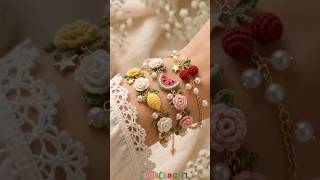 Crochet Bracelets for girls #crochet #bracelet #handmade #shorts