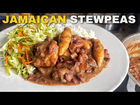 HOW TO MAKE JAMAICAN STEW PEAS WITH CHICKEN