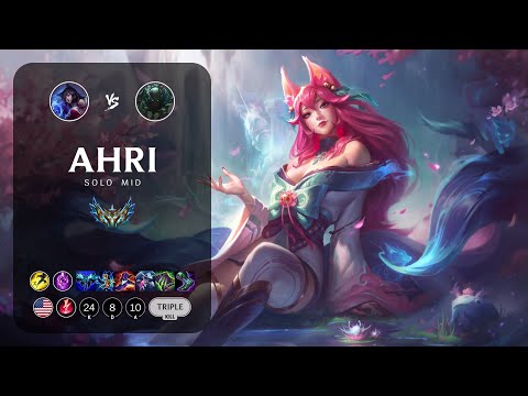 Ahri Mid vs Pyke - NA Challenger Patch 13.18