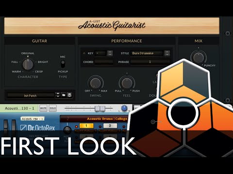 A List Acoustic Guitarist Reason Rack Extension First Look