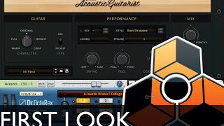 A List Acoustic Guitarist Reason Rack Extension First Look