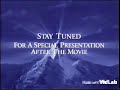 Stay Tuned For A Special Presentation After The Movie And Now The Special Presentation