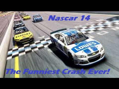 The Funniest Crash In Nascar 14 History!