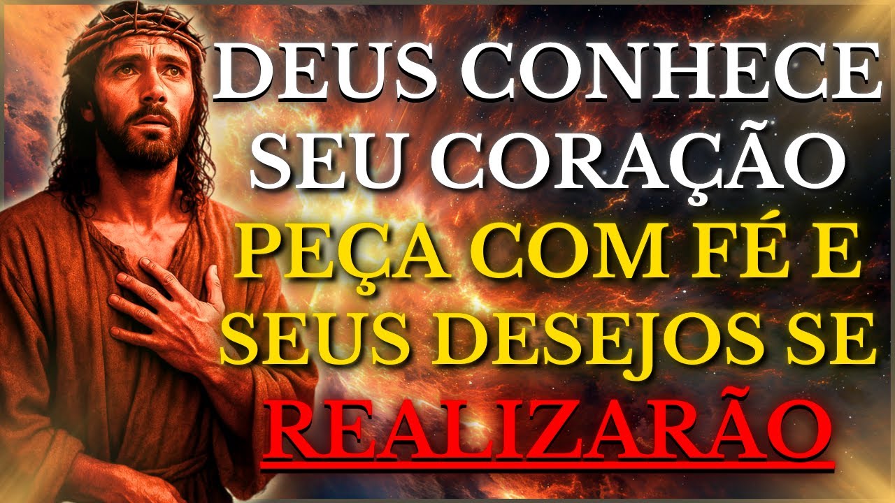 DEUS TE DIZ HOJE: EU CONCEDEREI OS DESEJOS DO TEU CORAÇÃO, NÃO DUVIDE E CREIA EM MIM