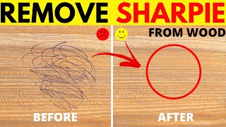 Remove Permanent Marker, Sharpie from Wood | Whether it is Finished, Painted or Laminated