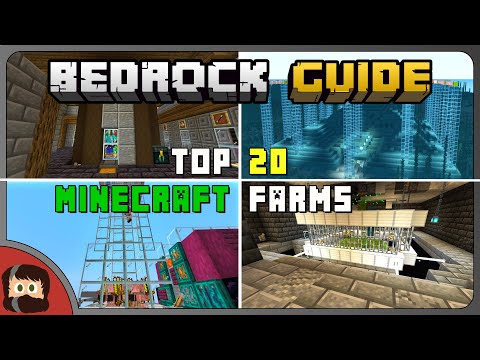 TOP 20 Farms In Minecraft | Bedrock Guide S1 EP83 | Tutorial Survival Lets Play Minecraft