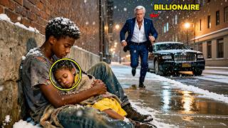 Billionaire Finds Two Children Freezing in a Blizzard — What He Does Next Changes Their Lives