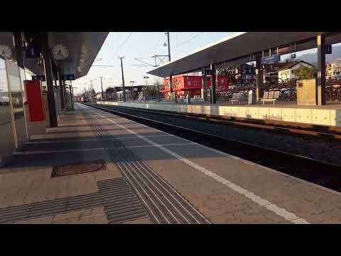Rankweil Bahnhof Güterzug Richtung Arlberg