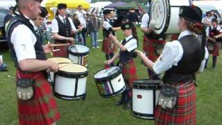 preview picture of video 'Angus Show Pipe Band Drummers Scotland'