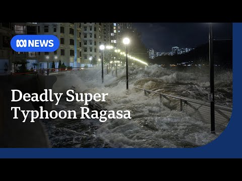 Super Typhoon Ragasa kills at least two, bursts lake in Taiwan | ABC NEWS