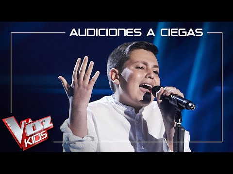 Hugo González canta 'Nana del Mediterráneo' | Audiciones a ciegas | La Voz Kids Antena 3 2023