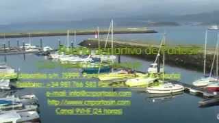 preview picture of video 'Puerto deportivo de Portosin'