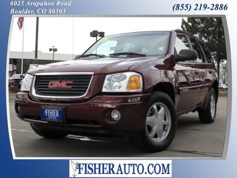 2003 GMC Envoy SLE maroon | $6,900* | Boulder, Colorado | Fisher Auto (Stock #135257A)