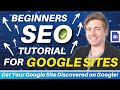 SEO TUTORIAL FOR GOOGLE SITES | GET YOUR GOOGLE SITE DISCOVE ..