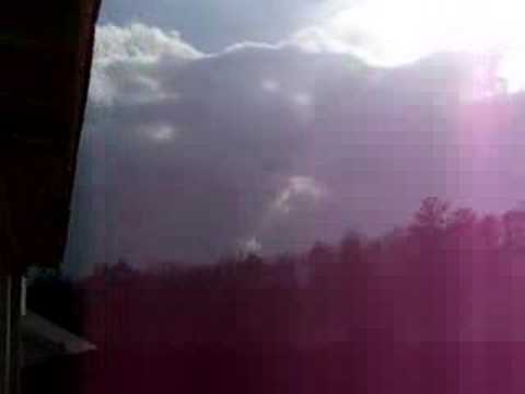 Aftermath of Poolside Hail Storm