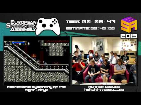 Castlevania: Symphony of the Night - 0:22:45 by Ozzy88 Live for European Speedster Assembly 2013