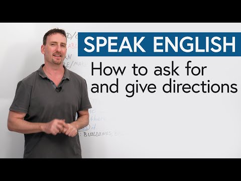 How to ask for and give directions in English