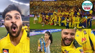 CSK IPL 2021 Trophy winning Moment & Behind the Scenes | Chennai Super Kings