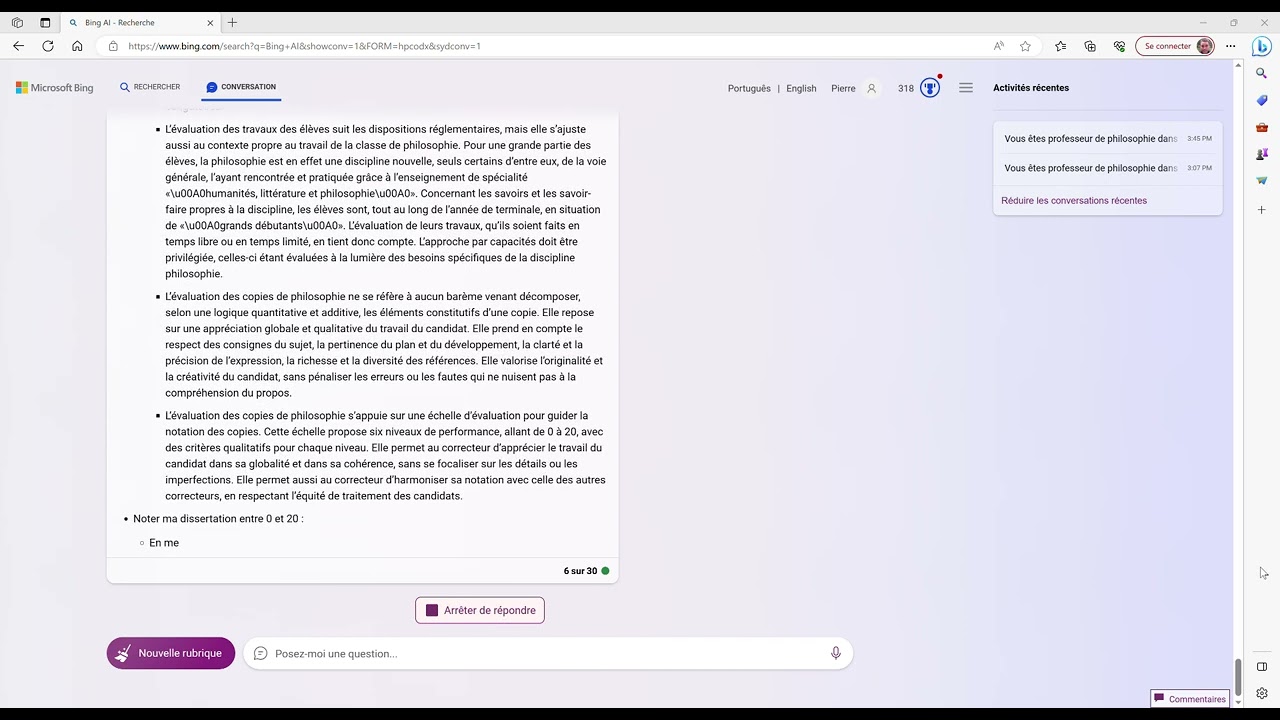 Evaluation et notation de dissertation du Bac philo 2023 (ChatGPT & Bac philo 2023 - vidéo 3/7)