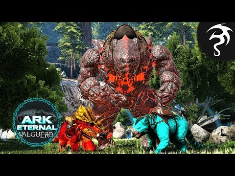 The Lava Golem, Prime Thylo, and Elemental Fire Trike! - Ep12 -  Ark: Valguero with Eternal