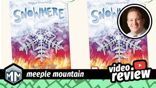 Snowhere - How to Play & Review - Boardgame Brody