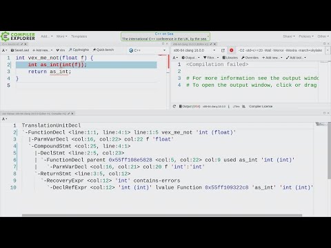 What's New in Compiler Explorer? - Matt Godbolt - C++ on Sea 2023