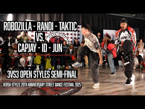 Robozilla, Randi, Taktic vs. Capjay, ID, Jun • 3vs3 Open Styles Semi-Final